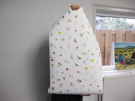  Schilderswijkse bloemetjes behang