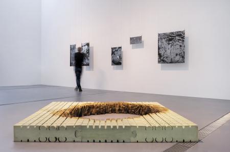  'Echoes on porous ground' as part of exhibition 'Vertical Horizons'