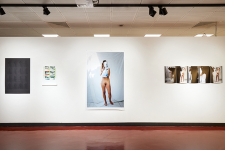  Installation view from "De-Code Dress Code" Paris Goethe Institut. 