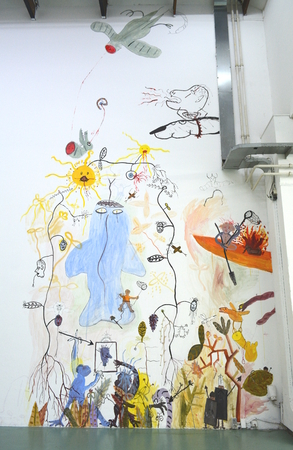 wallpainting in W139 amsterdam  wallpainting in W139 amsterdam