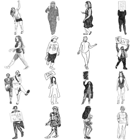 From the series: Exercises in Drawn Protest