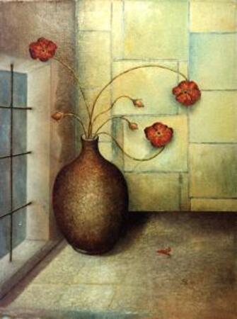  Vaas met bloemen