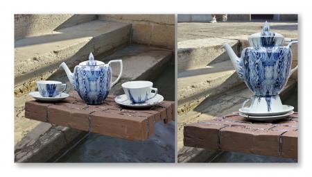  Metakosmia / theeservies / sculptuur