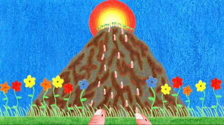  Beyond the mountain, into the forest... please?