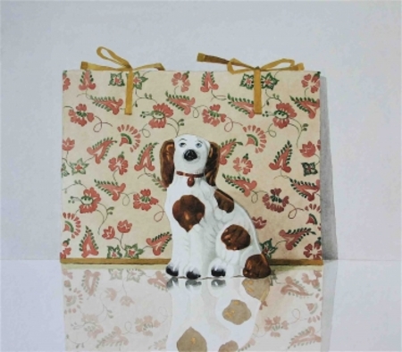  Staffordshire dog and wallet