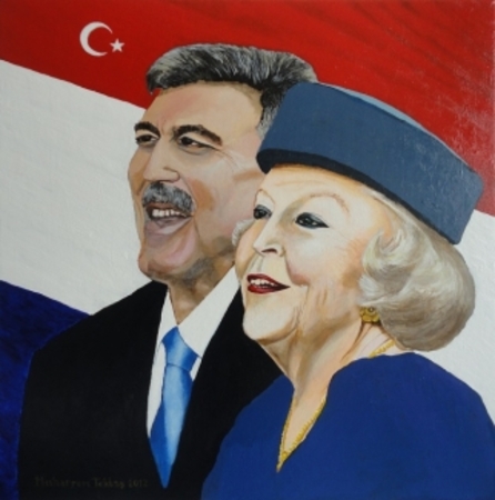  Koningen Beatrix en Abdullah Gȕl