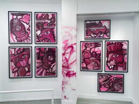  A selection of works at 9497 Gallery