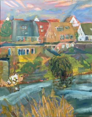  The view from across the canal