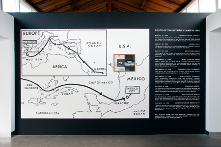 Route of the Olympic Flame in 1968  Route of the Olympic Flame in 1968