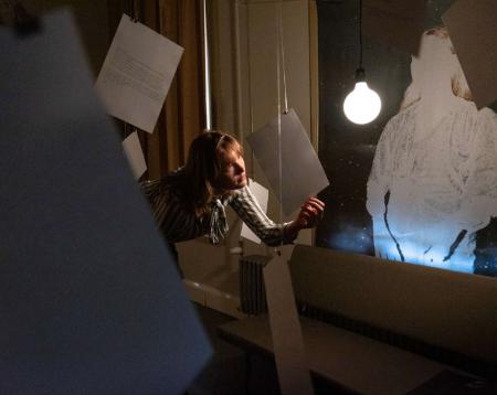  "The blue of the far distance" at Old Leiden Observatory