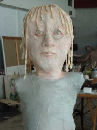  detail- Blauwe Vrouw