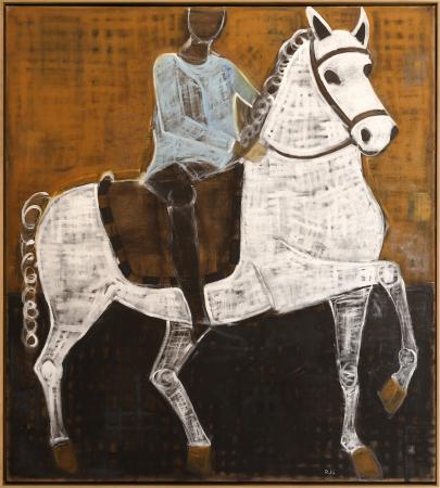  Equestrian statue of Marcus Aurelius (After the statue in the Musei Capitolini, Roma, Equestrian statue of Marcus Aurelius, 161 - 180 AD)