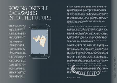  Rowing oneself backwards into the future