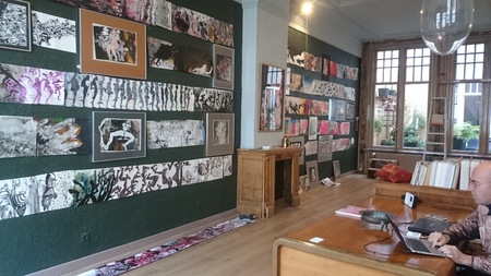  expositie opbouw Galerie Sis Josip