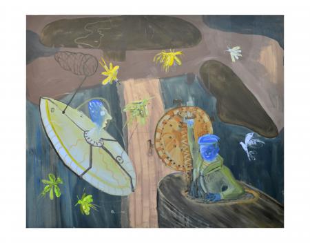 appear ( materialize) catching (capturing appearing)  appear ( materialize) catching (capturing appearing)