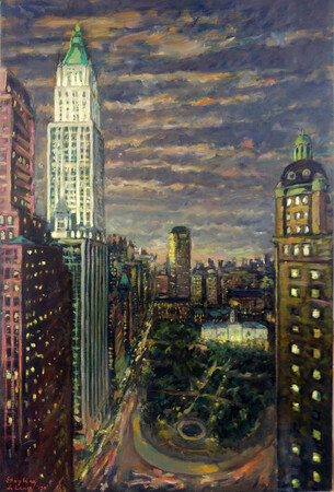  New York Woolworth Building140 x 95 cm