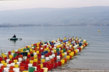  montage drijvende emmers