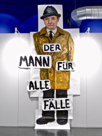   'Der Mann für alle Fälle' tijdens Art The Hague