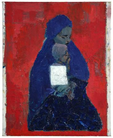  Moeder, Kind (rood, blauw)