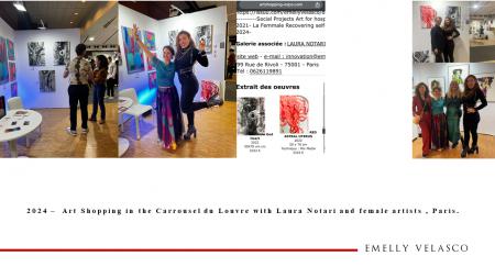  2024 –  Art Shopping in the Carrousel du Louvre, Paris.