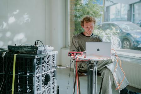 Cuisine (du) Terror in The Hague, The Netherlands. Andrejs (sound design) playing the live tracks  Cuisine (du) Terror in The Hague, The Netherlands. Andrejs (sound design) playing the live tracks