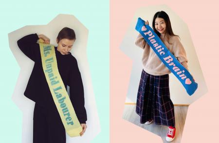  Feminist football scarves