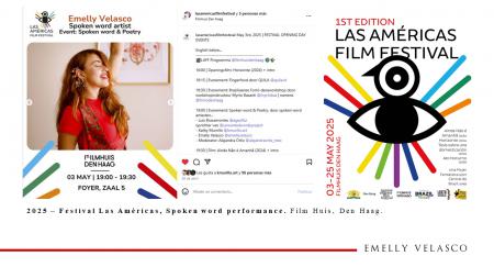  2025 - Spokenword at Festival Las Américas, Film Huis, Den Haag.