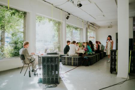 Cuisine (du) Terror in The Hague, The Netherlands. Overview of the dinner space  Cuisine (du) Terror in The Hague, The Netherlands. Overview of the dinner space