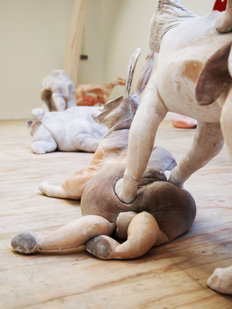  Looks Like I Own You Now - Four Hares (detail)