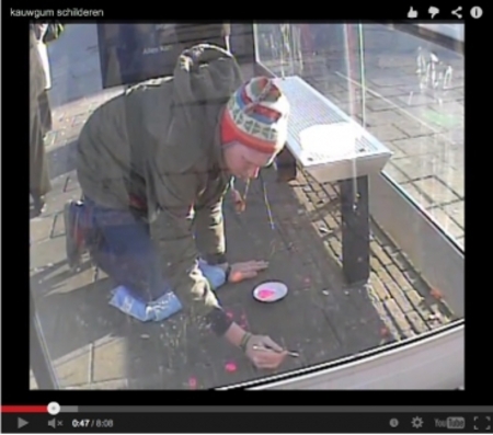  painting chewing gum