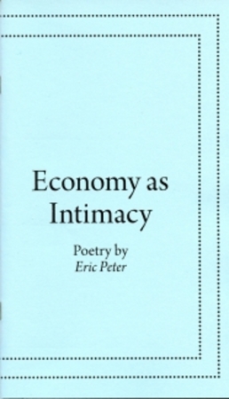  Economy as Intimacy (Poetry, Vol. 1)
