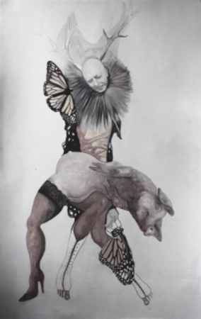  Androgynous being/Pieta