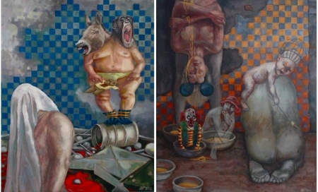  Androgynous being/frustration