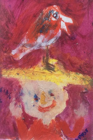  Een vogel op mijn hoed