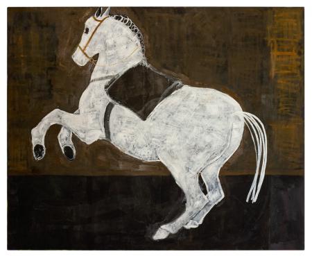  A white horse (After Diego Velázquez, A white horse, 1635)