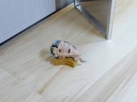  Detail, 'The Rant', bij Kunstfort, Vijfh