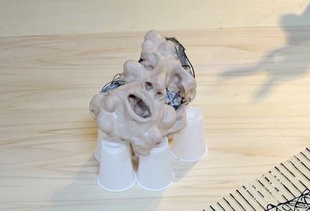  Detail, 'The Rant', bij Kunstfort, Vijfh