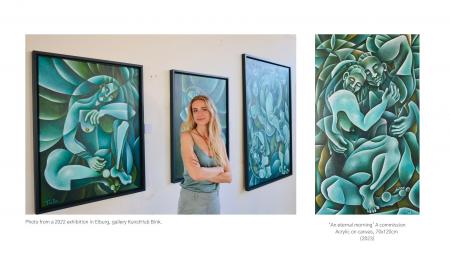  Photo during expositie 2022 and commissionned work