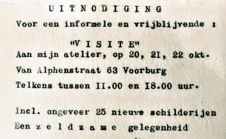  Uitnodiging voor Visite 2023