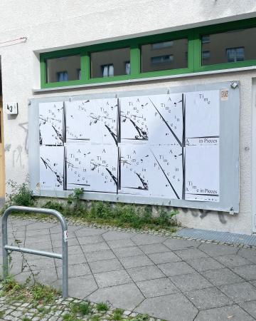  Poster project: A Time in Pieces at Between Bridges