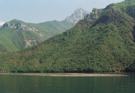  A Plastic Island - Drin River, Albania 