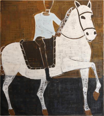  Equestrian statue of Marcus Aurelius (After the statue in the Musei Capitolini, Roma, Equestrian statue of Marcus Aurelius, 161 - 180 AD)