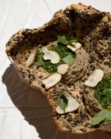 Cuisine (du) Terror in Sofia, Bulgaria. Close-up of appetizer  Cuisine (du) Terror in Sofia, Bulgaria. Close-up of appetizer