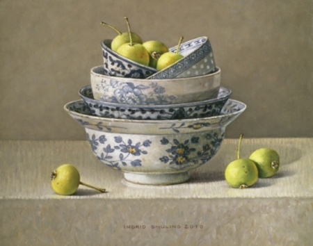  Stapeling met groene appeltjes