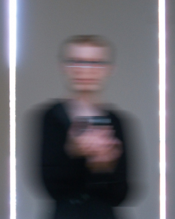  Self Portrait with Germaine Kruip. Temporary Stedelijk Museum, Amsterdam