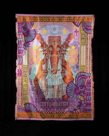 Woven Poster #02: Miss Contamination Cultura  Woven Poster #02: Miss Contamination Cultura