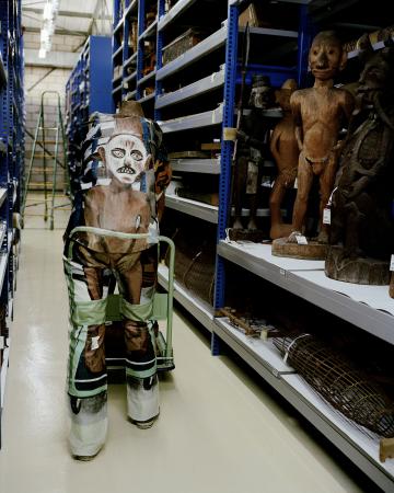  Camouflage for Museum Employee Working in Storage