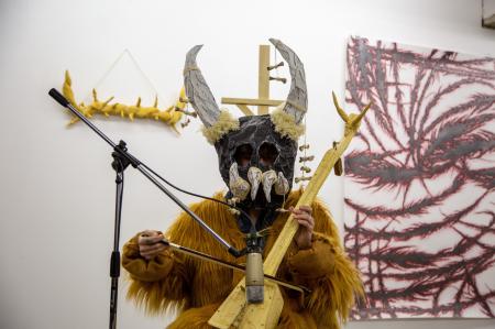  Kукери and a Гусле