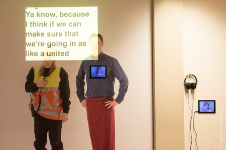  Trying trying, installation view