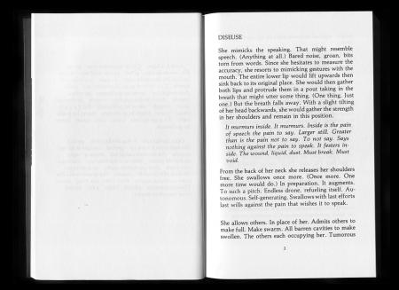  The pain to speak, the pain not to (for Theresa)